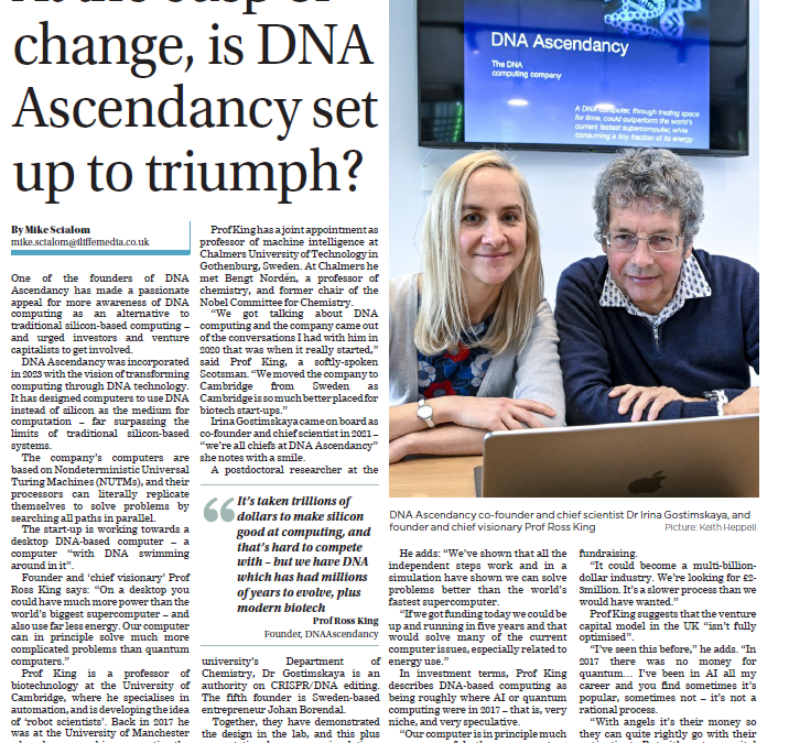 Is DNA Ascendancy Set up to Triumph?